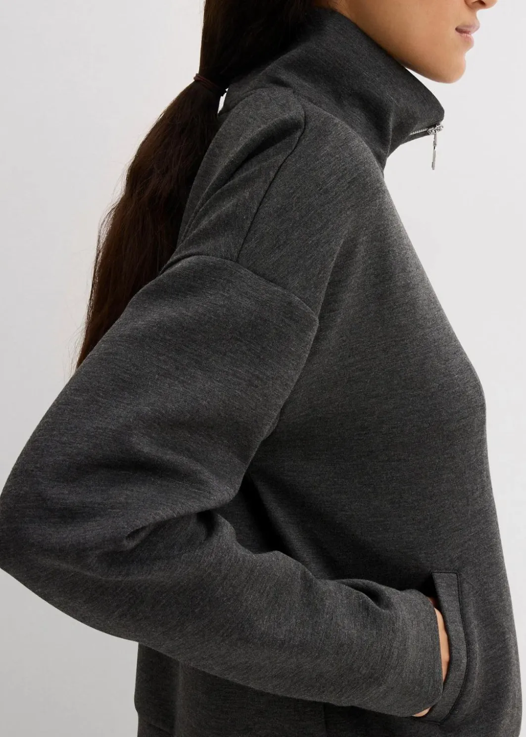 Damen bonprix Bekleidung·Hosen|Jacken & Mäntel|Oversize Jacke aus Viskose-Mix
