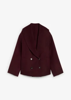New Oversize Jacke aus weichem Woll-Mix Damen Bekleidung·Hosen|Jacken & Mäntel