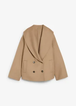 Damen bonprix Bekleidung·Hosen|Jacken & Mäntel|Oversize Jacke aus weichem Woll-Mix