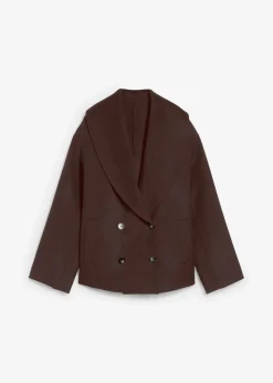 Hot Oversize Jacke aus weichem Woll-Mix Damen Premium|Jacken & Mäntel