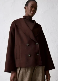 Hot Oversize Jacke aus weichem Woll-Mix Damen Premium|Jacken & Mäntel