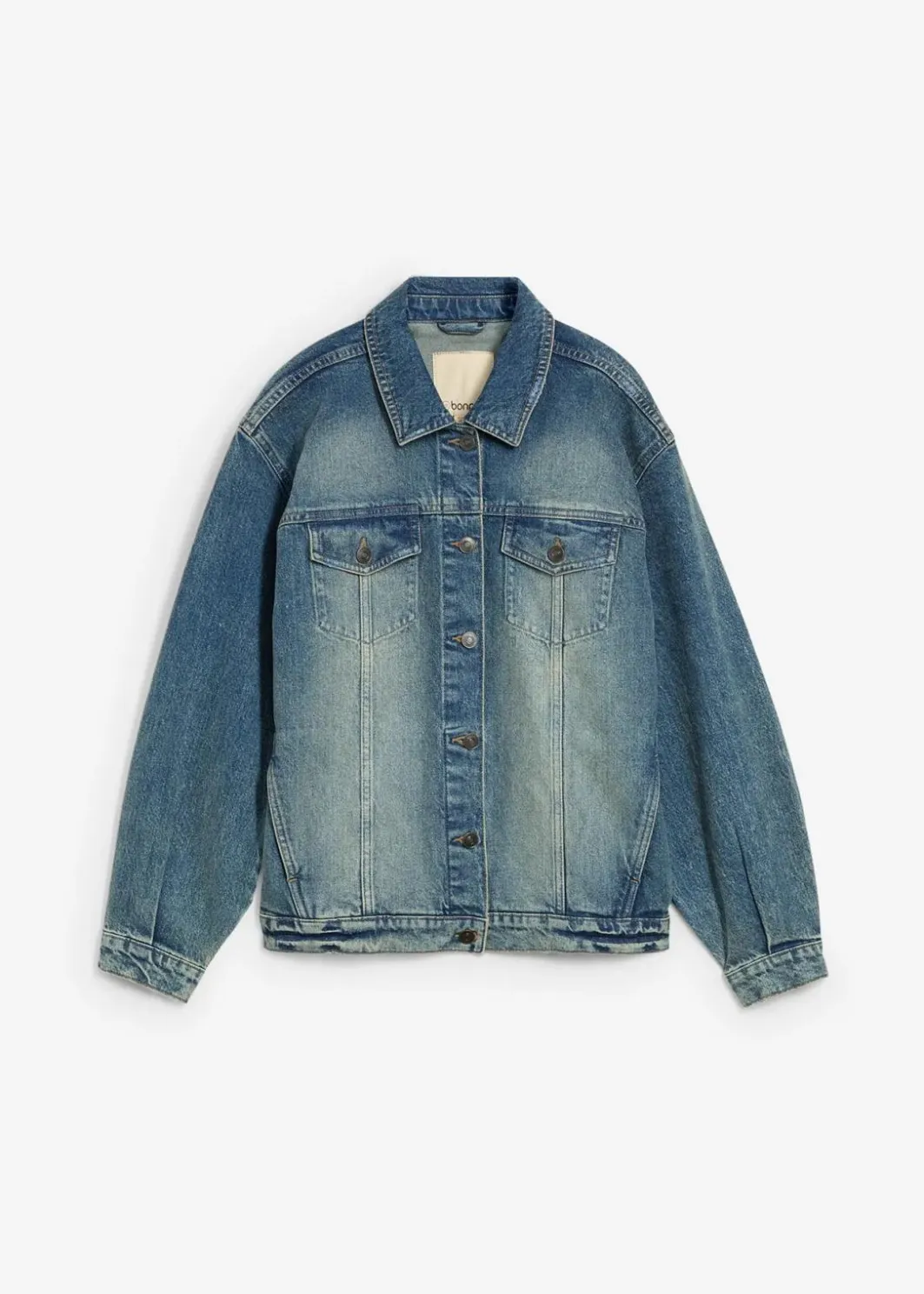 Clearance Oversize Jeansjacke Damen Bekleidung·Hosen|Jacken & Mäntel