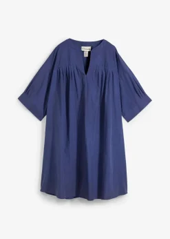 Damen bonprix Kleider|Bekleidung·Pullover & Strickjacken|Oversize Kaftan-Kleid aus reiner Bio-Baumwolle