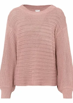Hot Oversize Lochstrick-Pullover Damen Strickmode|Pullover & Strickjacken