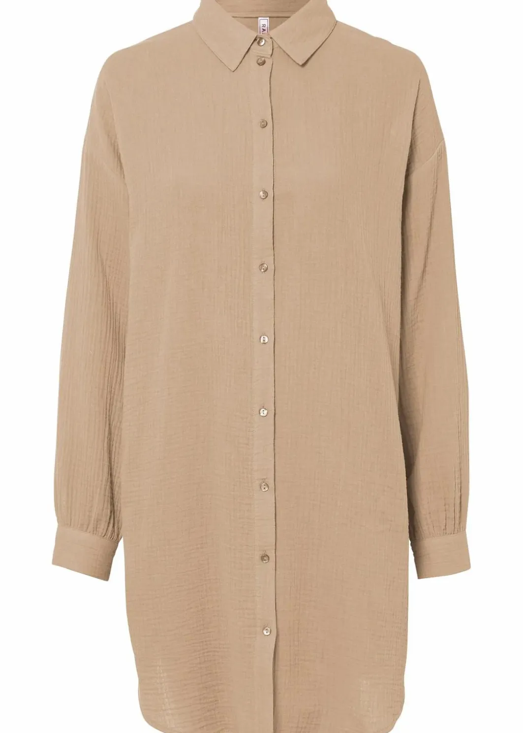 Damen bonprix Bekleidung·Jacken & Mäntel|Blusen & Tuniken|Oversize Musselin-Longbluse