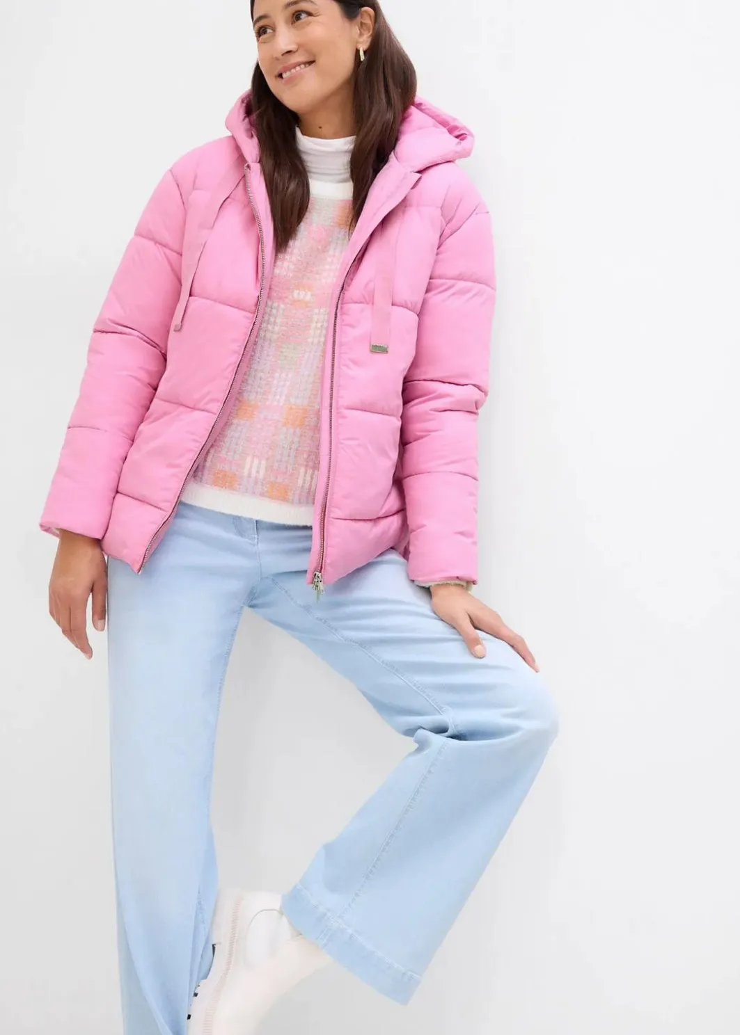 Sale Oversize Puffer-Jacke Damen Bekleidung·Hosen|Nachhaltigere Materialien