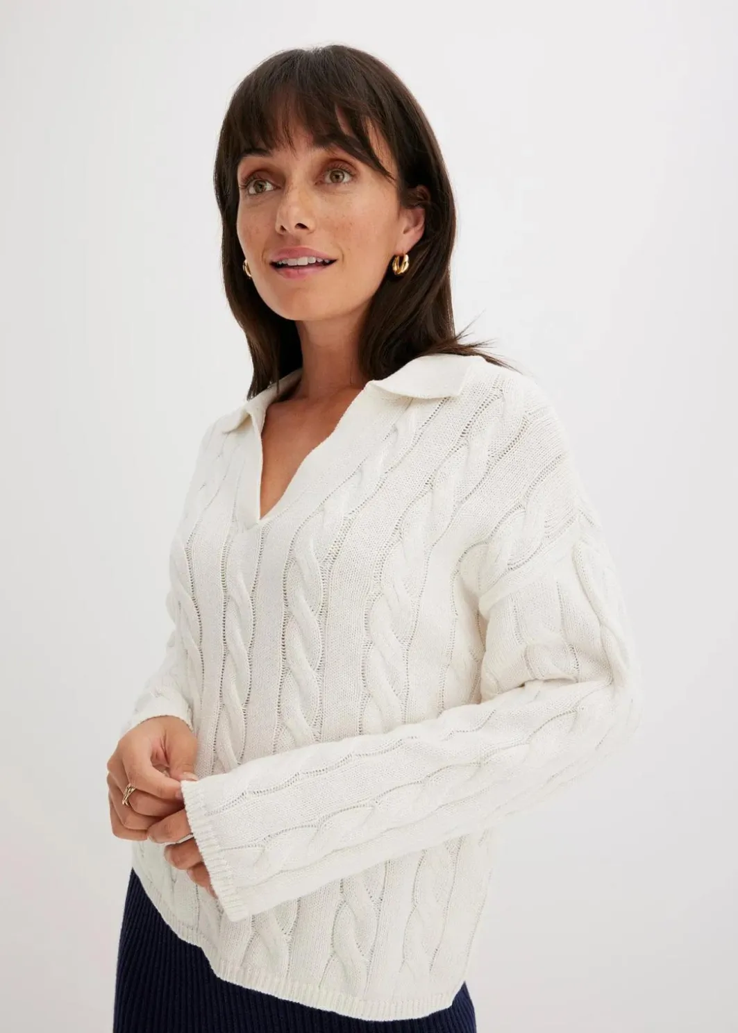 Hot Oversize Pullover aus weichem Kaschmir-Mix Damen Bekleidung·Umstandsmode|Strickmode