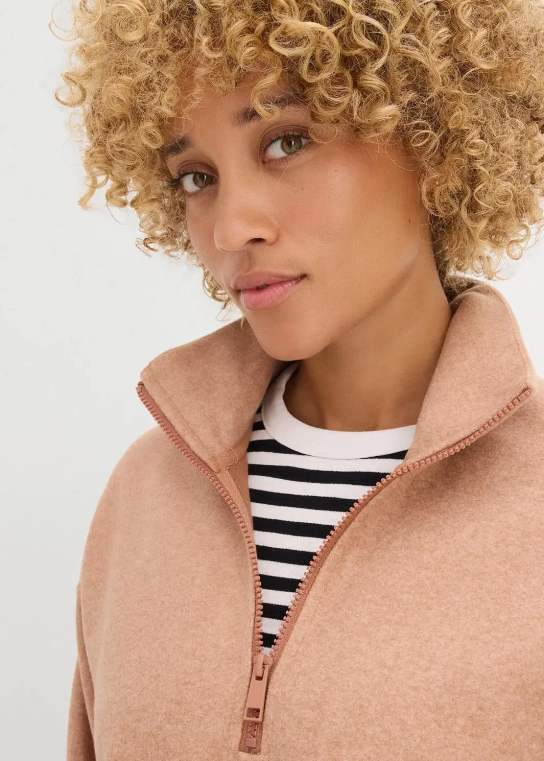Damen bonprix Bekleidung·Blusen & Tuniken|Zweiteiler & Sets|Oversize Pullover in Wolloptik