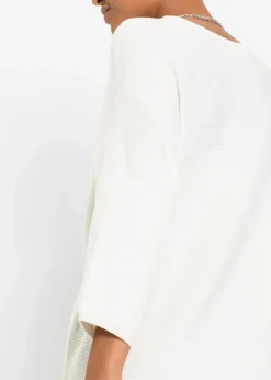 Sale Oversize Ripp-Pullover aus Viskose-Mix Damen Strickmode|Pullover & Strickjacken