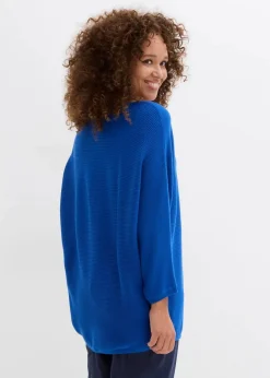 Sale Oversize Ripp-Pullover aus Viskose-Mix Damen Strickmode|Pullover & Strickjacken