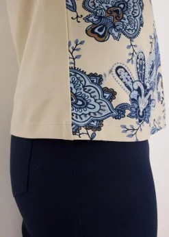 Sale Oversize Shirt mit Spitzenband Damen Shirts & Tops