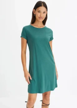 Damen bonprix Kleider|Nachhaltigere Materialien|Oversize Shirtkleid