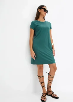 Damen bonprix Kleider|Nachhaltigere Materialien|Oversize Shirtkleid