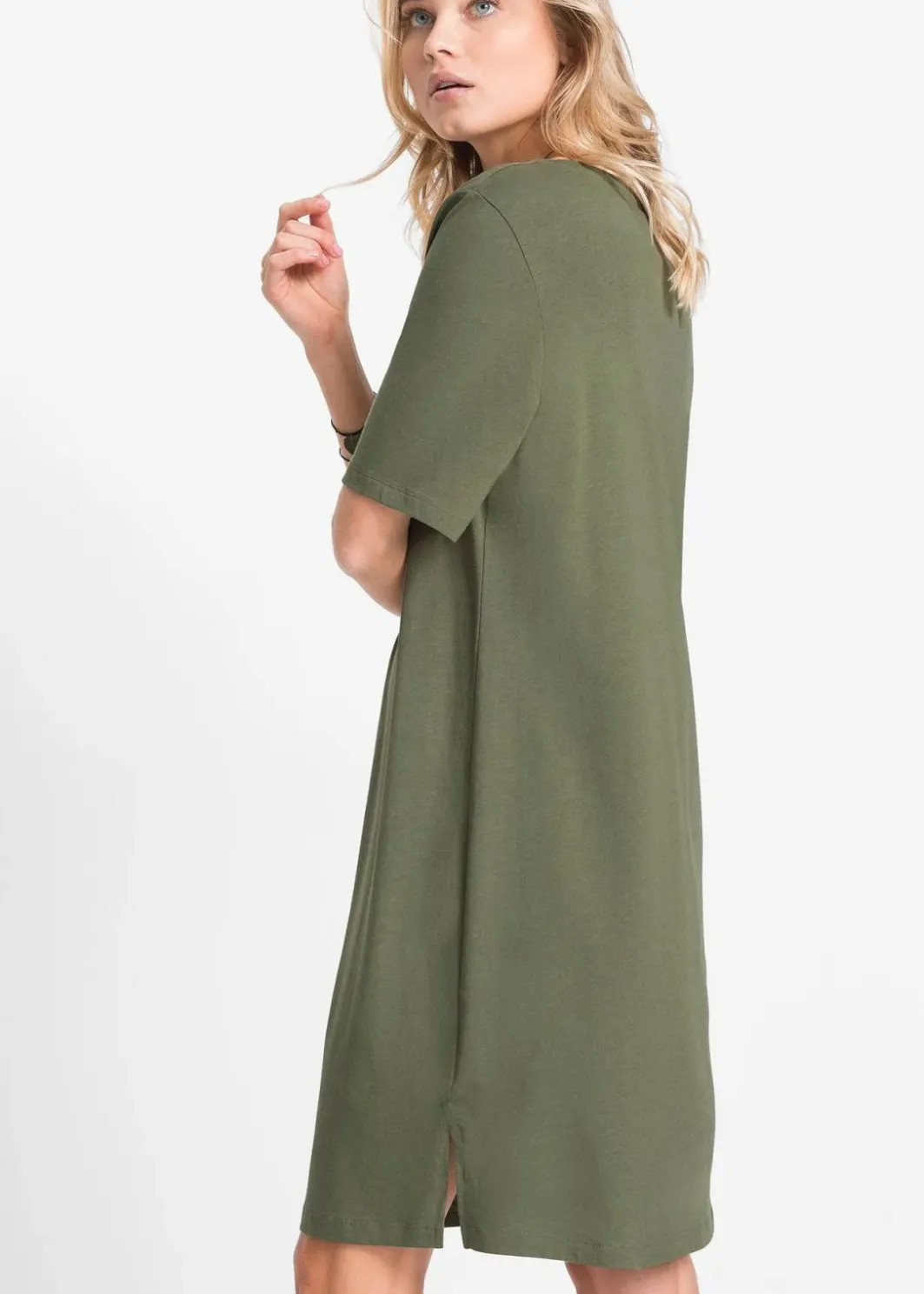 Online Oversize- Shirtkleid Damen Kleider|Basics