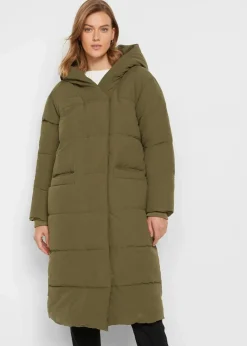 Damen bonprix Jacken & Mäntel|Nachhaltigere Materialien|Oversize Steppmantel