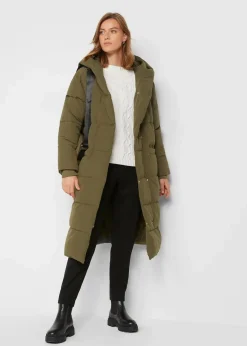 Damen bonprix Jacken & Mäntel|Nachhaltigere Materialien|Oversize Steppmantel