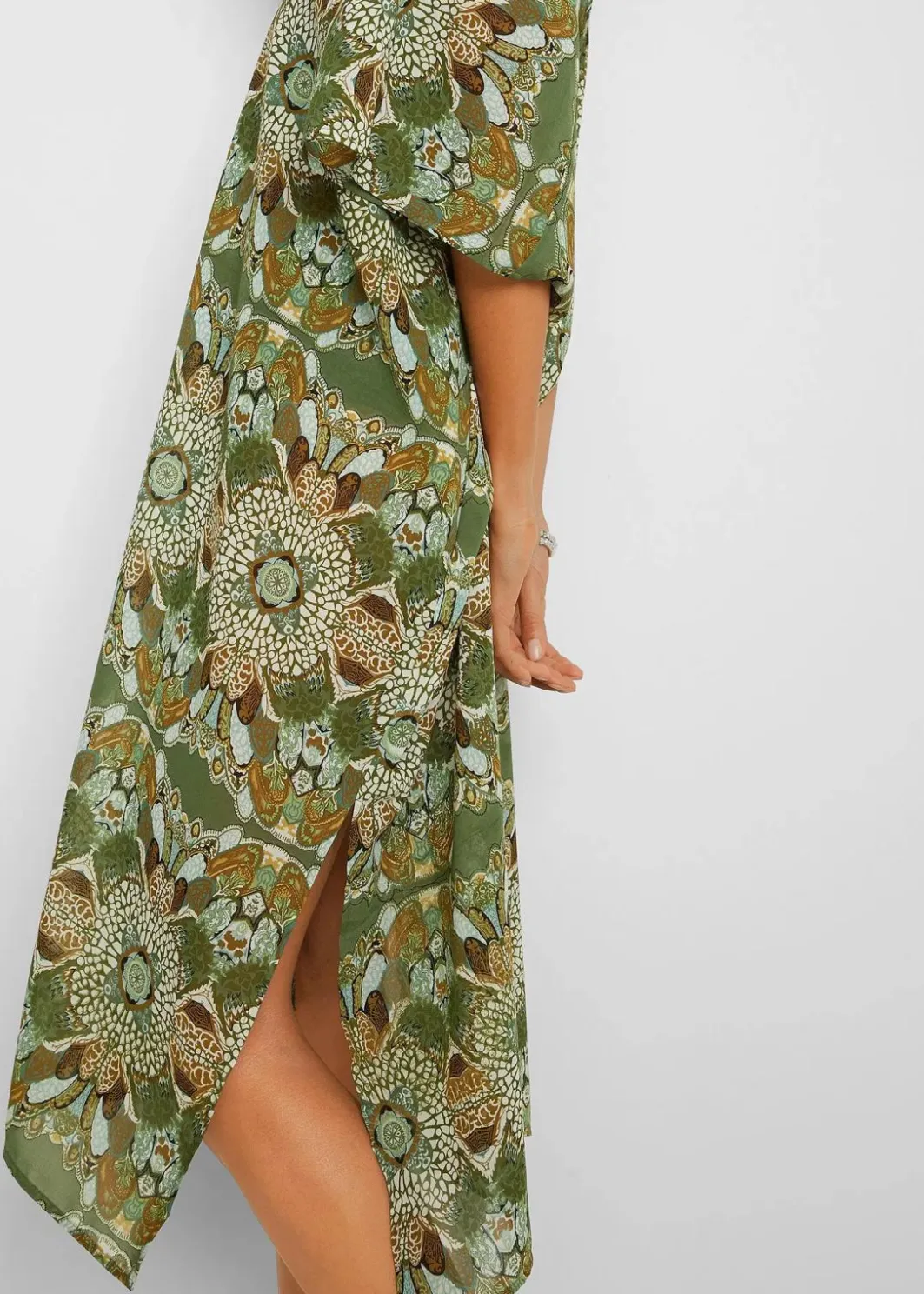 Damen bonprix Strandmode|Bademode·Strandmode|Oversize Strandtunika aus leichtem Chiffon