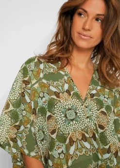 Damen bonprix Strandmode|Bademode·Strandmode|Oversize Strandtunika aus leichtem Chiffon