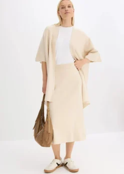 Clearance Oversize Strick-Cape Damen Bekleidung·Hosen|Jacken & Mäntel