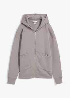 Damen bonprix Nachhaltigere Materialien|Sweat|Oversize Sweatjacke