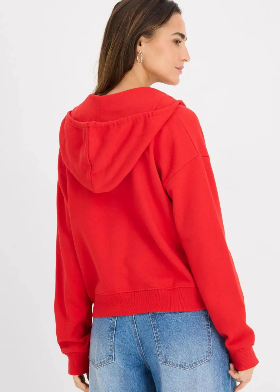 Outlet Oversize Sweatjacke Damen Nachhaltigere Materialien|Sweat