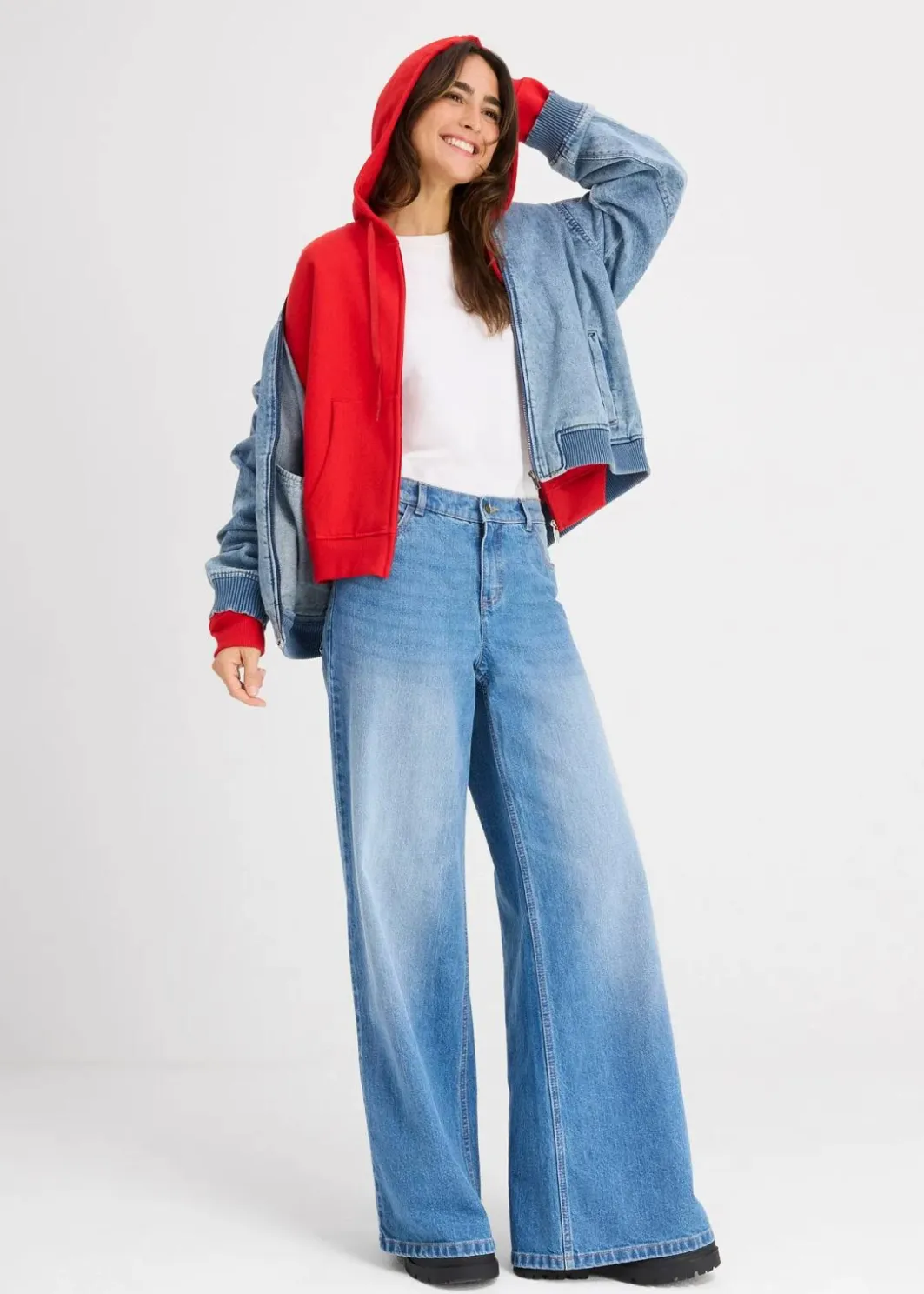 Outlet Oversize Sweatjacke Damen Nachhaltigere Materialien|Sweat