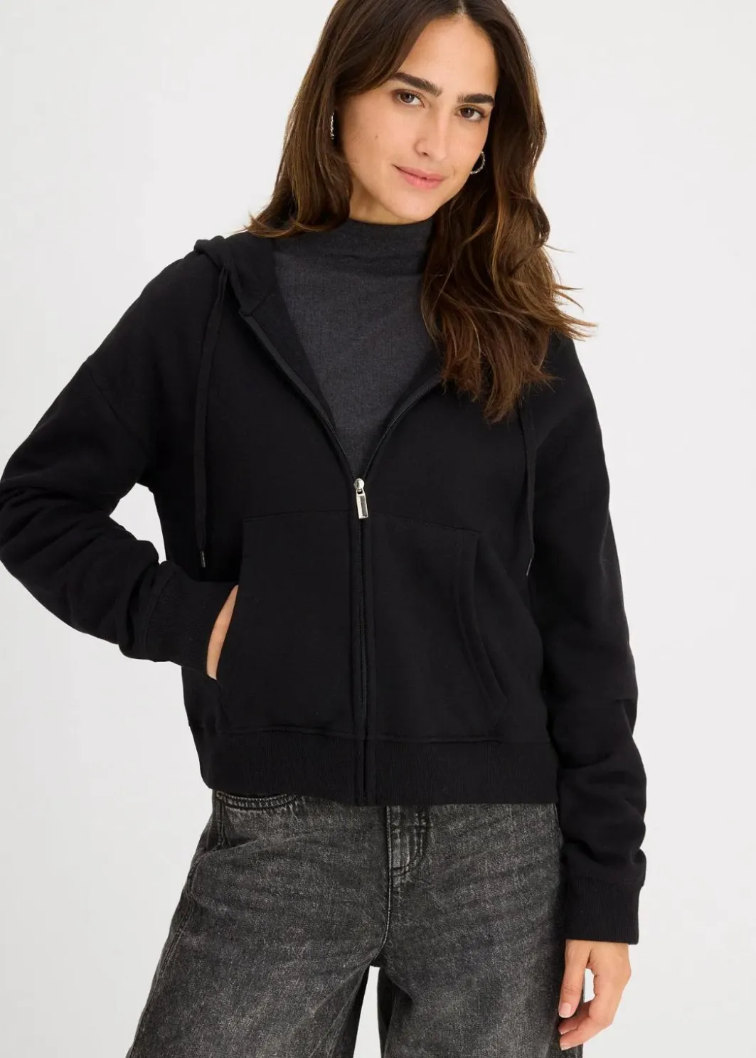 Outlet Oversize Sweatjacke Damen Bekleidung·Röcke|Bekleidung·Blusen & Tuniken