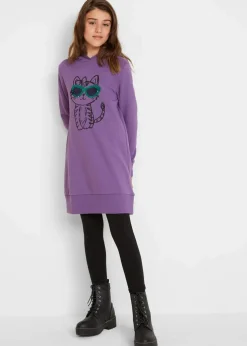 Kinder bonprix Mädchen 9-16 Jahre·Kleider & Jumpsuits|Mädchen 2-8 Jahre·Nachhaltigere Materialien|Oversize Sweatkleid aus reiner Bio-Baumwolle
