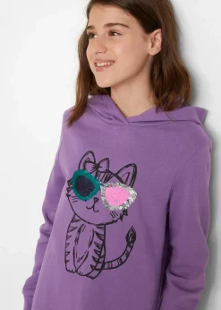 Kinder bonprix Mädchen 9-16 Jahre·Kleider & Jumpsuits|Mädchen 2-8 Jahre·Nachhaltigere Materialien|Oversize Sweatkleid aus reiner Bio-Baumwolle
