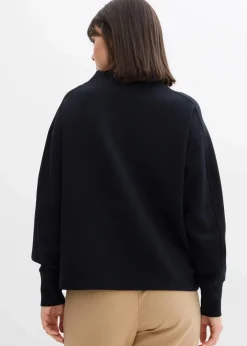 Sale Oversize Sweatshirt aus weichem Scuba Damen Sweat|Basics