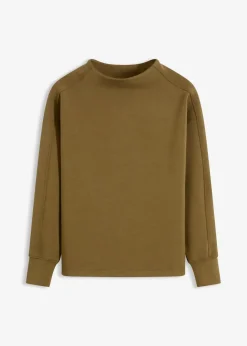 Discount Oversize Sweatshirt aus weichem Scuba Damen Sweat|Basics