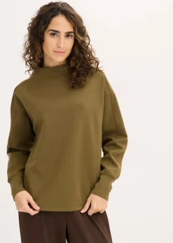 Discount Oversize Sweatshirt aus weichem Scuba Damen Sweat|Basics