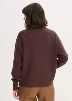 Discount Oversize Sweatshirt aus weichem Scuba Damen Sweat|Basics