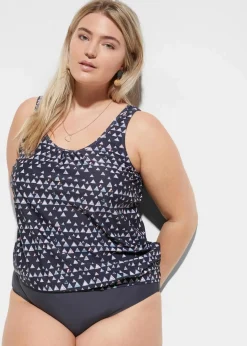 Damen bonprix Nachhaltigere Materialien|Tankinis|Oversize Tankini (2-tlg.Set)