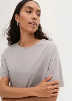 Damen bonprix Shirts & Tops|Nachhaltigere Materialien|Oversize T-Shirt aus reiner Baumwolle