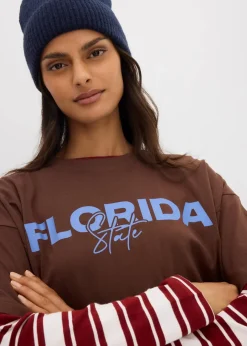 Outlet Oversize T-Shirt aus reiner Bio-Baumwolle Damen Nachhaltigere Materialien|Shirts & Tops