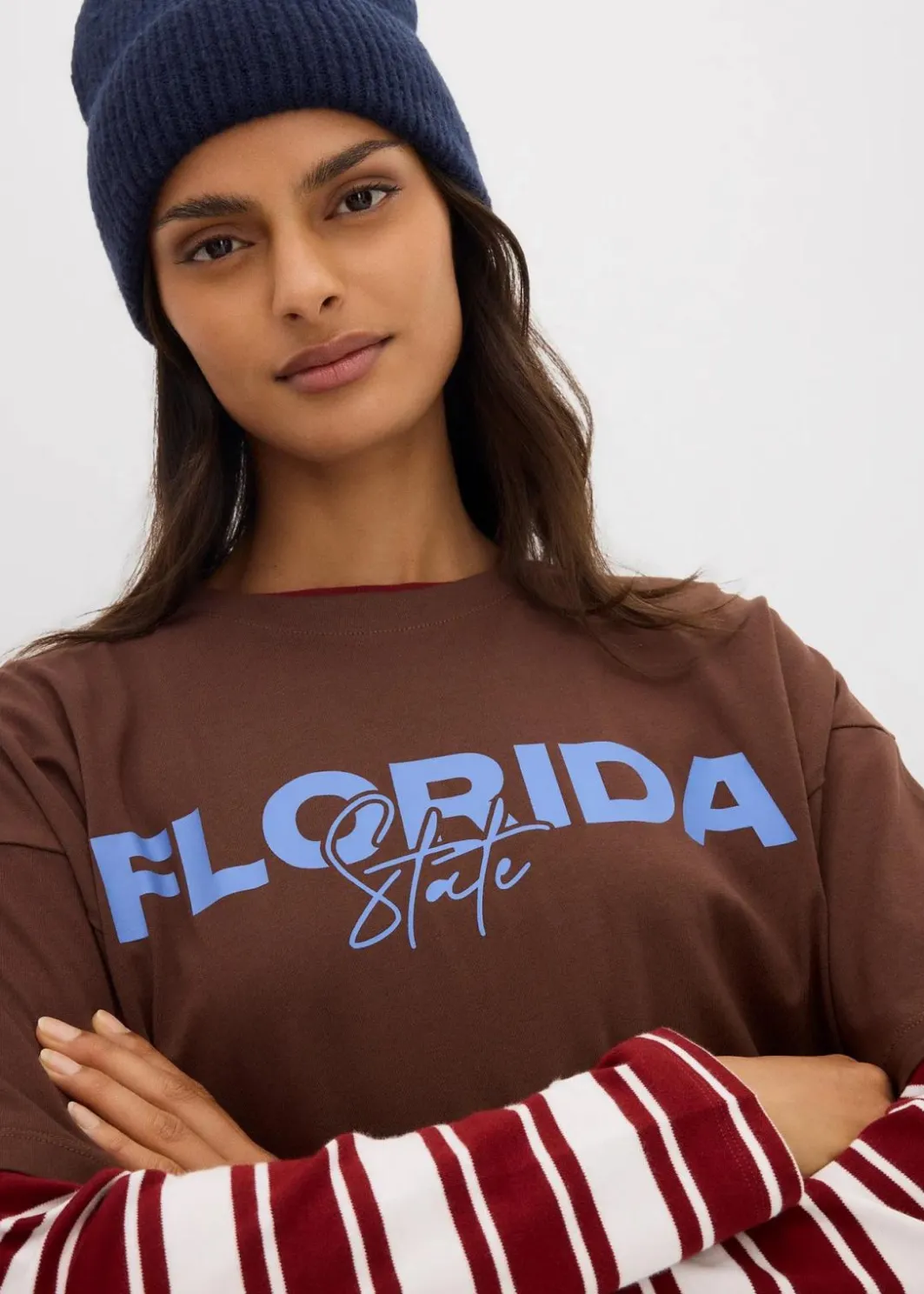 Outlet Oversize T-Shirt aus reiner Bio-Baumwolle Damen Nachhaltigere Materialien|Shirts & Tops