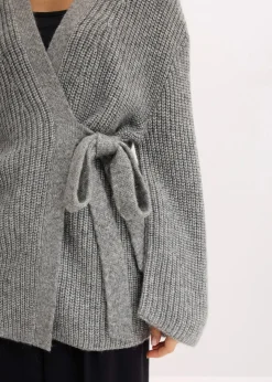 Damen bonprix Bekleidung·Jeans|Pullover & Strickjacken|Oversize Wickelcardigan
