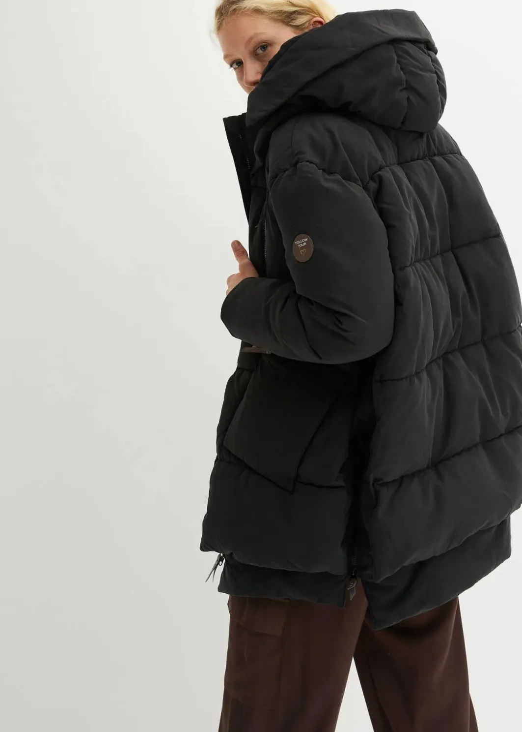 Hot Oversize Winterjacke mit Kapuze Damen Bekleidung·Hosen|Jacken & Mäntel