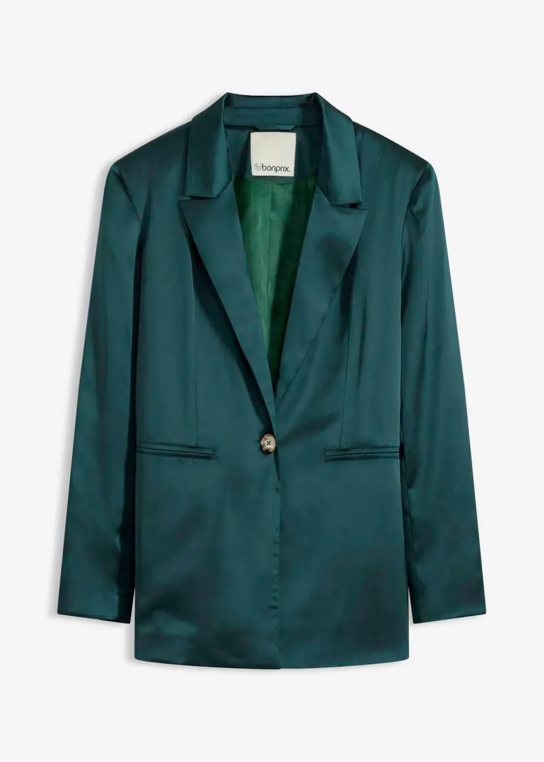 Damen bonprix Bekleidung·Basics|Blazer|Oversize-Blazer aus Satin