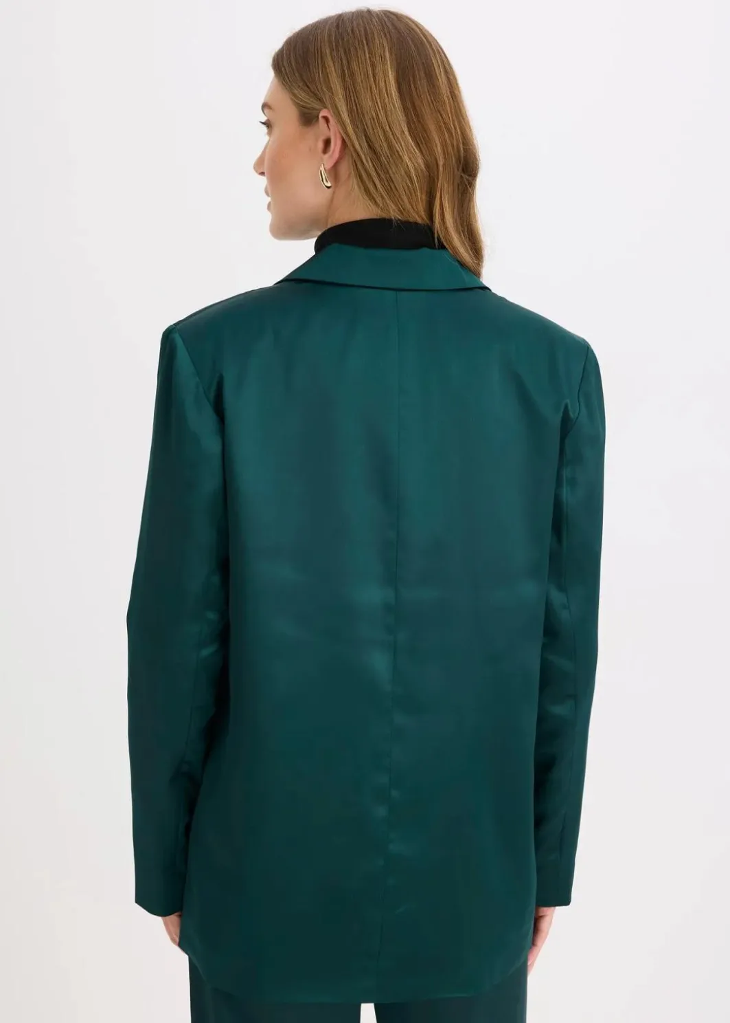 Damen bonprix Bekleidung·Basics|Blazer|Oversize-Blazer aus Satin