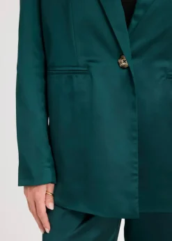 Damen bonprix Bekleidung·Basics|Blazer|Oversize-Blazer aus Satin