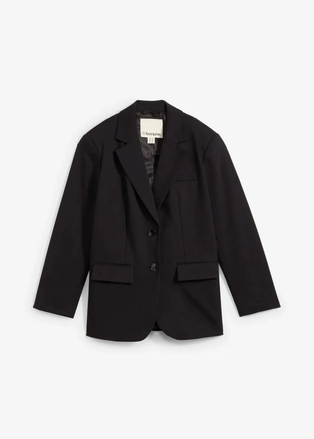 Oversize-Blazer mit leichten Schulterpolstern Damen Blazer