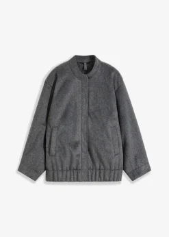 Oversize-Blouson in Wolloptik Damen Bekleidung·Hosen|Jacken & Mäntel