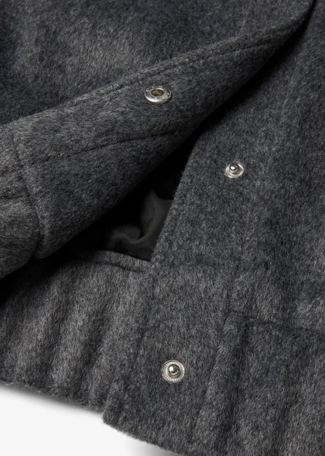 Oversize-Blouson in Wolloptik Damen Bekleidung·Hosen|Jacken & Mäntel