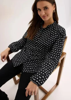 Oversize-Bluse Damen Bekleidung·Jacken & Mäntel|Blusen & Tuniken