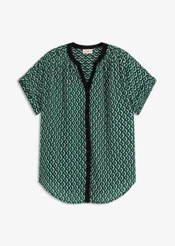 Damen bonprix Blusen & Tuniken|Bekleidung·Jacken & Mäntel|Oversize-Bluse