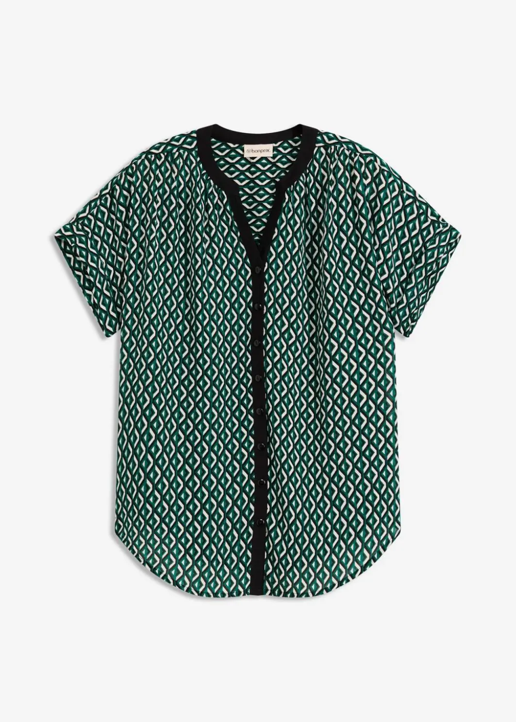 Damen bonprix Blusen & Tuniken|Bekleidung·Jacken & Mäntel|Oversize-Bluse