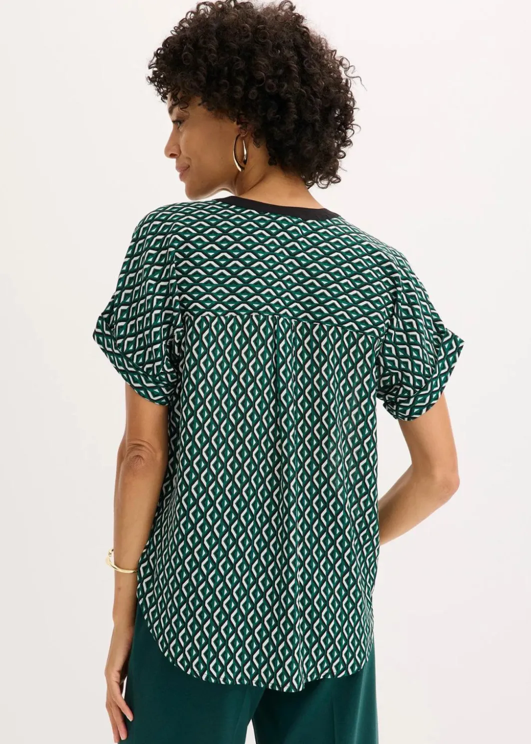 Damen bonprix Blusen & Tuniken|Bekleidung·Jacken & Mäntel|Oversize-Bluse