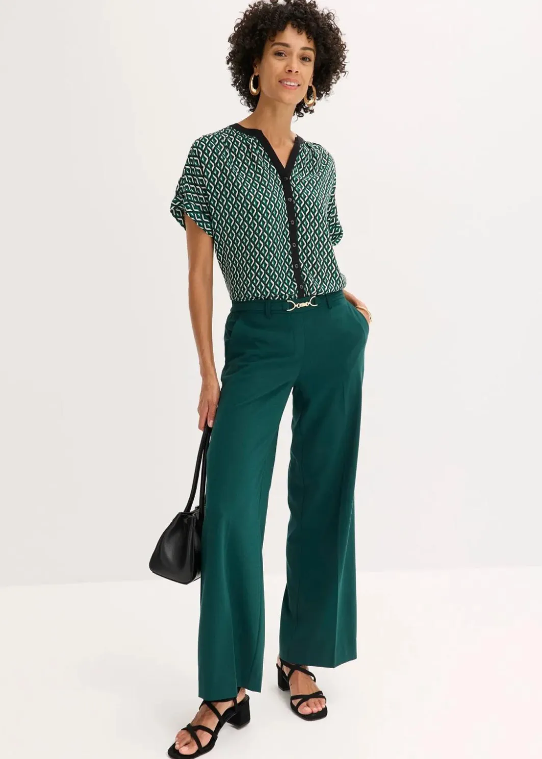 Damen bonprix Blusen & Tuniken|Bekleidung·Jacken & Mäntel|Oversize-Bluse